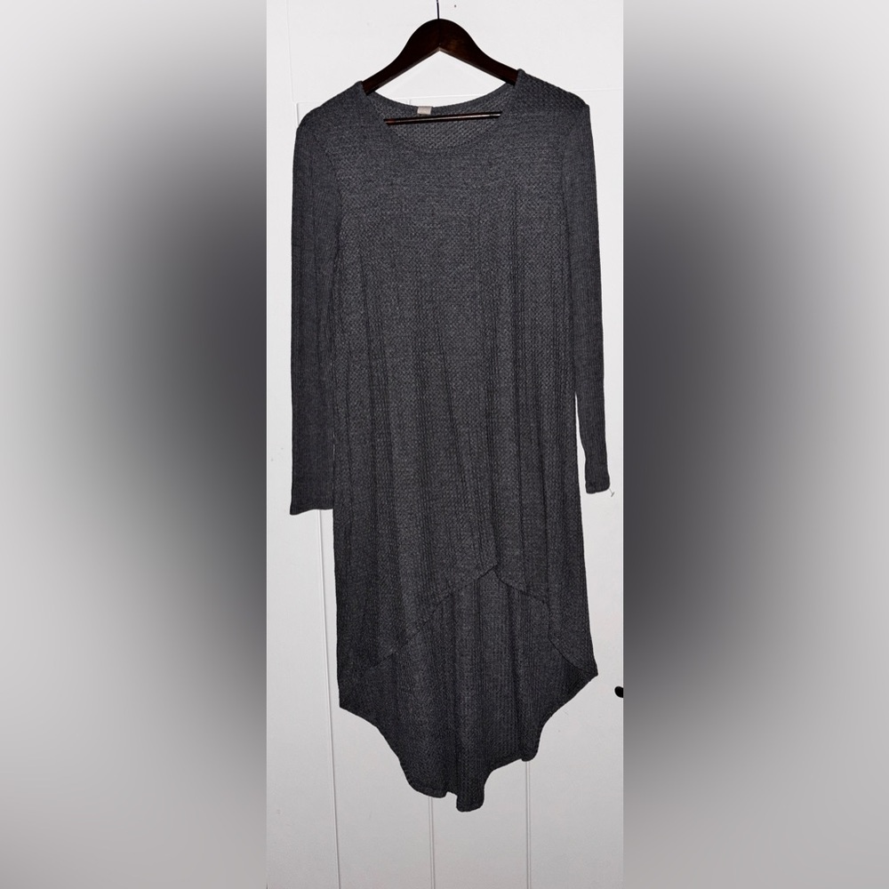 NEW Lazy Sunday Thermal Tunic Drapey Shirttail‎ Sz L Outdoor Walking Trails Work